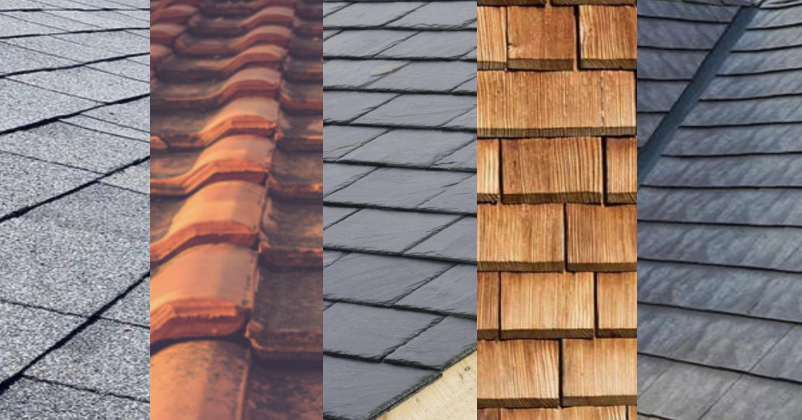 different roofing types Chesapeake VA