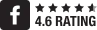 Facebook 4.6 star rating