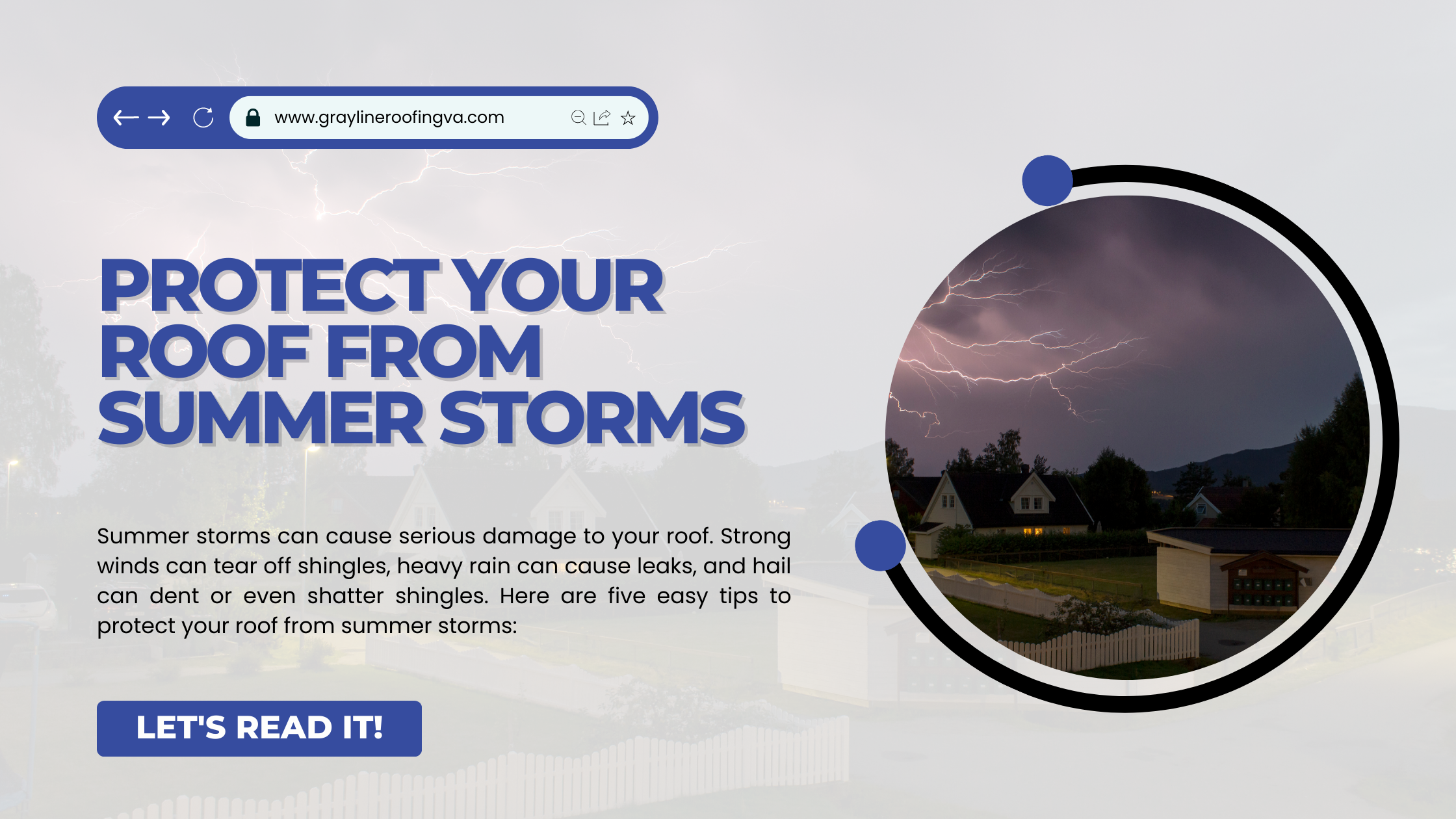 Protect Your Roof from Summer Storms 5 Easy Tips